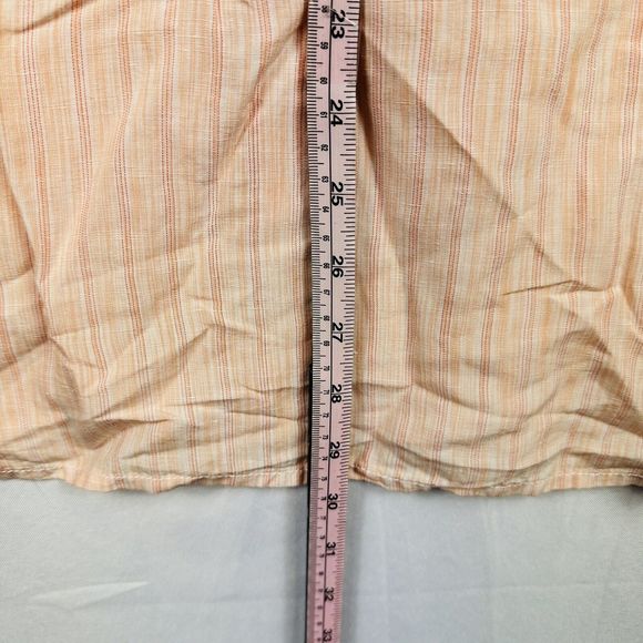 Tommy Bahama Men's Sand Linen Valencia Shirt Large Stripe Short Sleeve NWT $118 - Picture 11 of 11